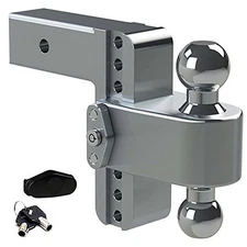 Weigh Safe Ltb6-2.5 Turnover Ball 6In Drop Hitch 2.5In Shank 8K/14.5K Gtwr Dual