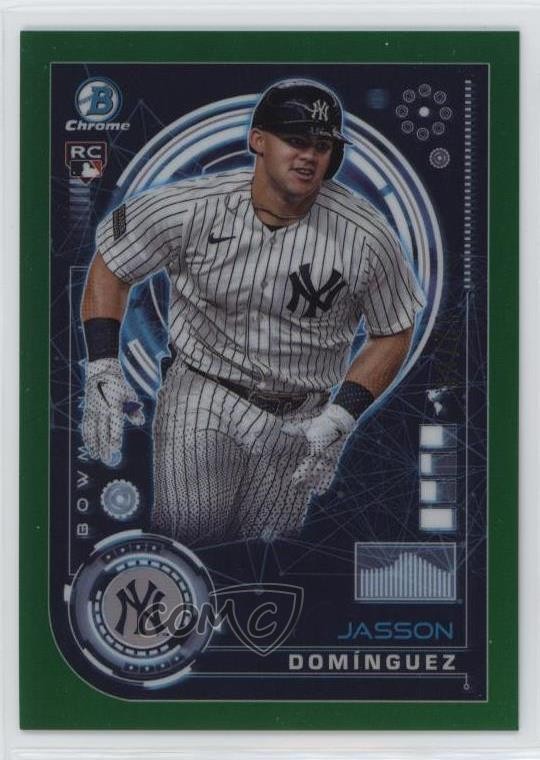 2024 Bowman AI Green Refractor /99 Jasson Dominguez DomÃnguez #BAI-8 15xk