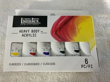Liquitex Professional Heavy Body Acrylic Paint, Tools & Home Improvement. 6pc