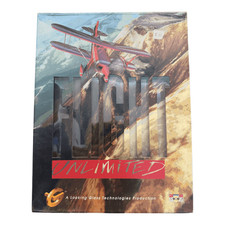 Flight Unlimited PC CD-ROM Game + Manual & Inserts — VINTAGE BIG BOX
