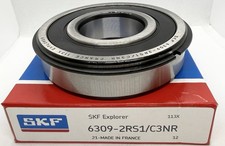 6309-2RS1/C3NR SKF Deep Groove Ball Bearing With Snap Ring