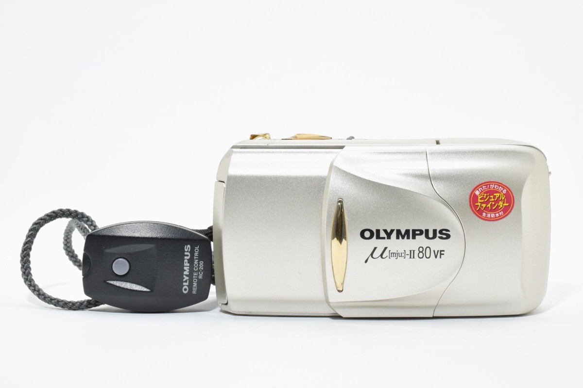OLYMPUS μ[mju:]-II 80 VF OLYMPUS μ mju II 80 VF Point & Shoot 35mm Film Camera From Japan
