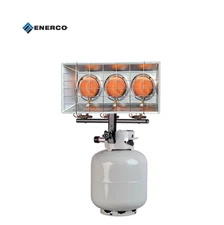 Mr. Heater MH45T 45,000 BTU Triple Burner Propane Tank Top LPG Heater Enerco
