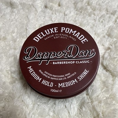 Deluxe Pomade By Dapper Dan, Medium Hold Medium Shine, No Greasiness Or