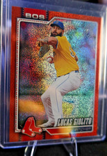 2026 MLB Topps Series 1 Lucas Giolito 10/25 Orange Sandglitter 