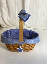 Longaberger Century 2000 Basket with Liner, Protector, and Tie-On and lid