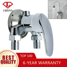 Manual Shower Mixer Valve Control Switch Bath Tap For Cold And Hot Water 3-Way