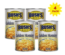Bush's Best Baked Beans, Golden Hominy, 15.5 Oz (Pack of 4)