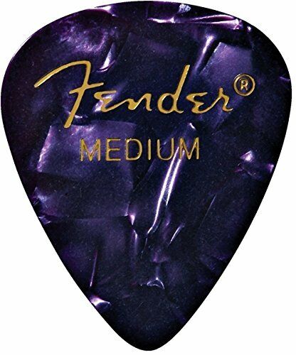 Fender 351 Premium Celluloid Guitar Picks - MEDIUM, PURPLE - 12-Pack (1 Dozen) - Picture 1 of 1
