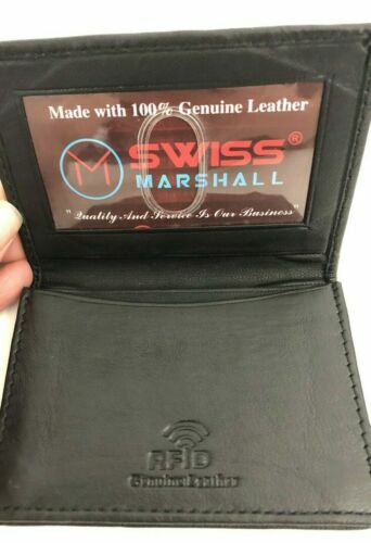 Portafoglio Marshal Portafoglio Uomo In Vera Pelle, Stile Bifold - Foto 11