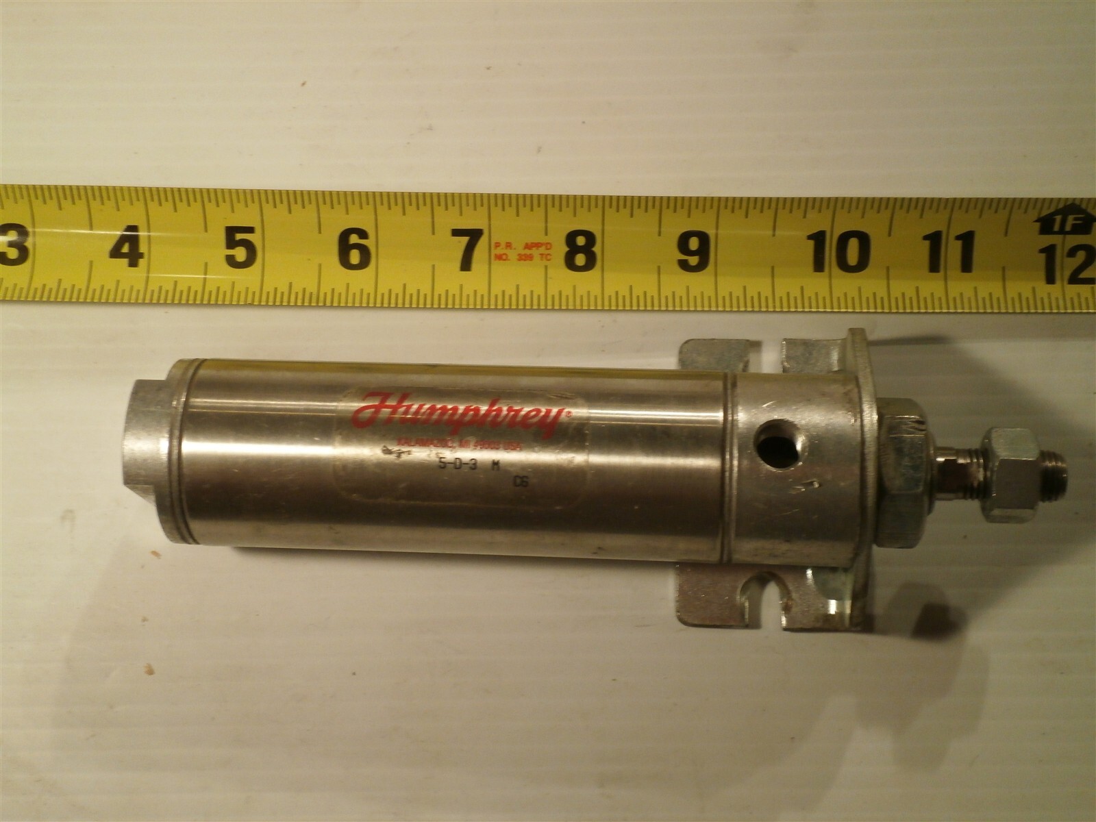 Used: Humphrey 5-D-3 Double Acting Air Cylinder