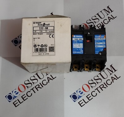 TERASAKI TEMBREAK S30-NM CIRCUIT BREAKER 12A 220VAC 5KA FAST SHIPPING