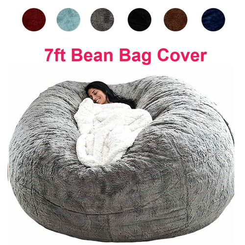 fluffy huge bean bag