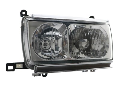 EURO Glass Headlights w/LED Bulb For 91-97 FJ80 Land Cruiser / 96