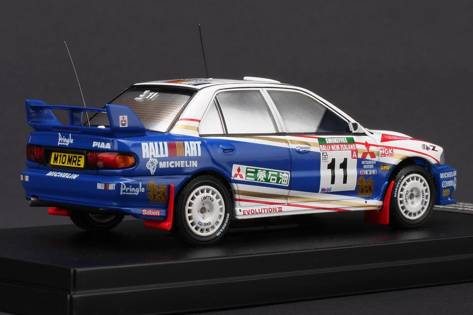 Lancer Evo III #11 1995 Rally New Zealand Makinen -- HPI #8555 1/43 - Imagem 2 de 4
