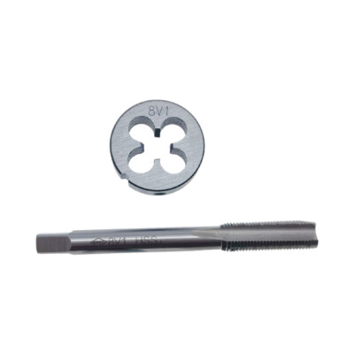 0.305-32 Tap & Die Set Schrader Tire Valve Stem Repair HSS