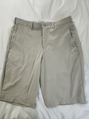 LULULEMON Men’s Golf Shorts 11” KHAKI Active Flap Pockets (31” Actual) 