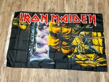 IRON MAIDEN "Piece Of Mind" Fabric  3' x 5'  FLAG Banner  NEW SEALED  US SELLER