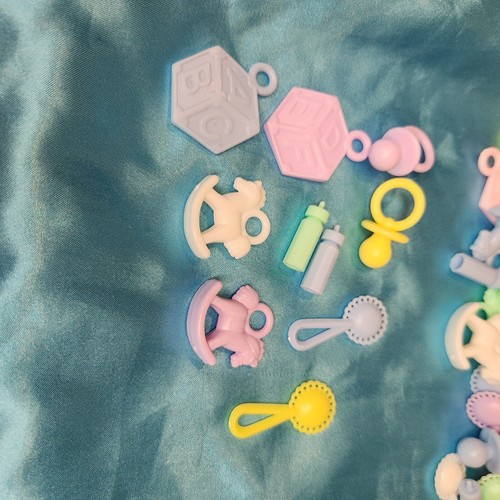 Baby Shower Favors MiniBottles, Pacifiers, Rattles, Rocking Horses eBay