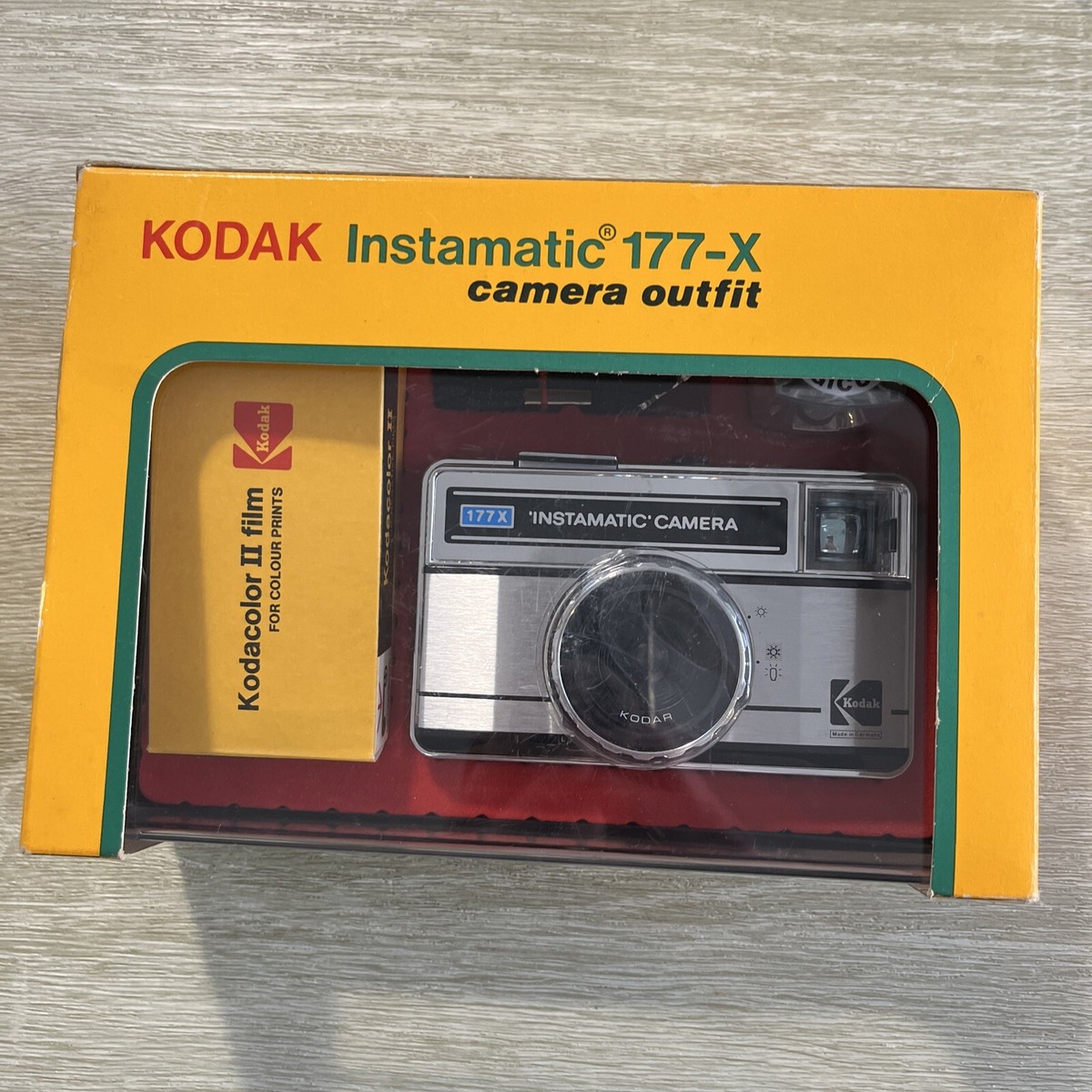 Kodak Instamatic 177-X / Cordon / Flash / Pellicule / Notice