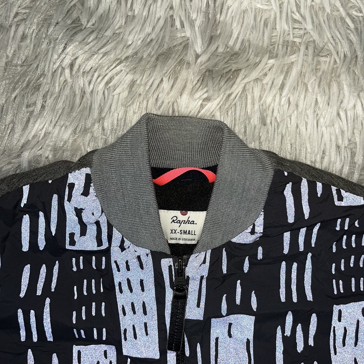 Rapha Women's City Collection Reflective Printed Wool Bomber Rapha Women's City Collection Reflective Printed Wool Bomber