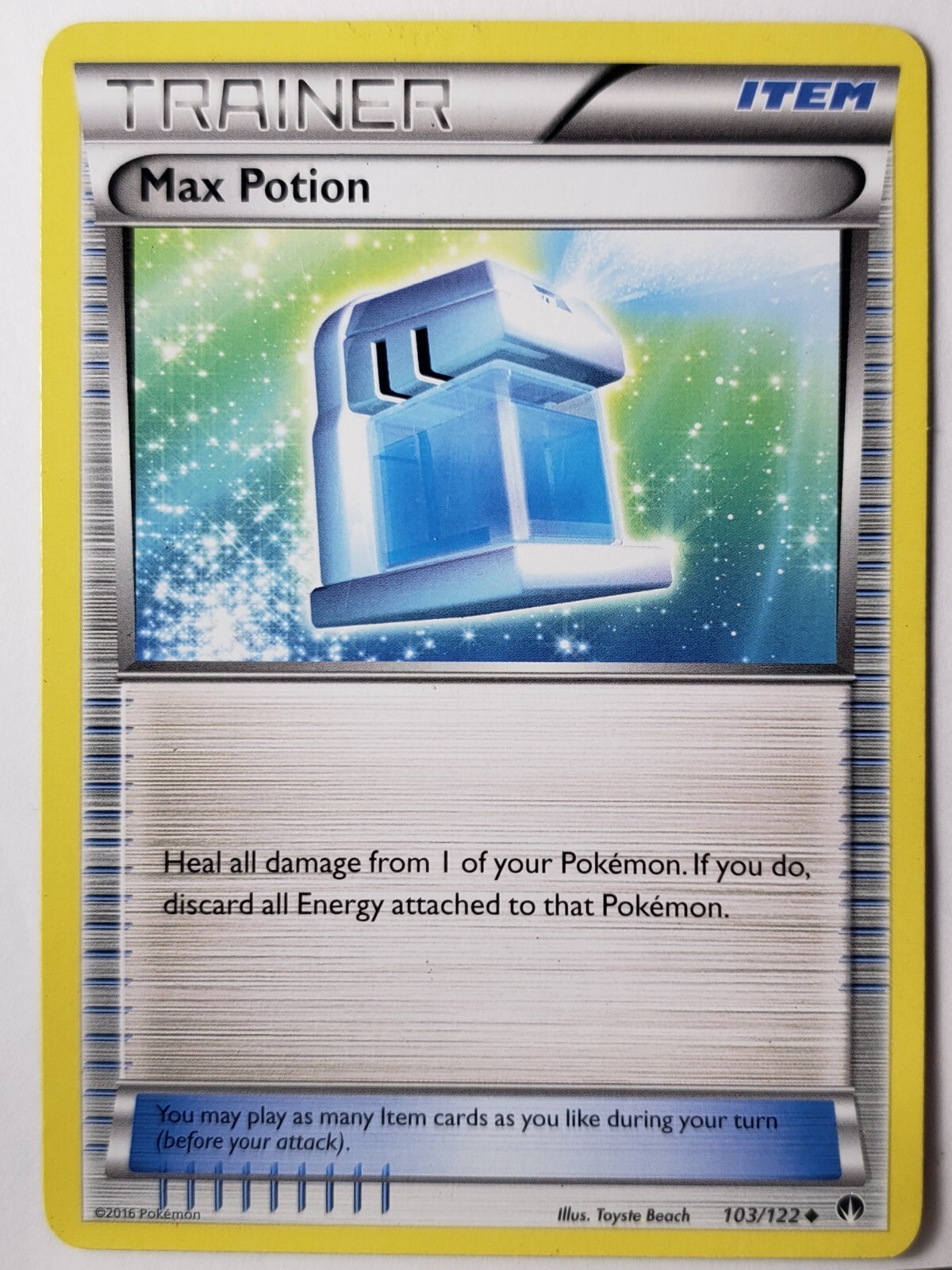 Max Potion 103/122 LP - XY Breakpoint Pokemon Card - $2 Combined Shipping