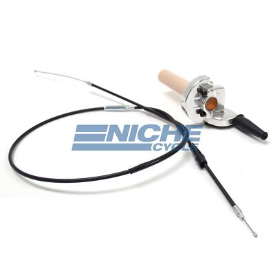 Single Cable Pull Throttle Assembly 7/8'' Quick Action Motorcycle