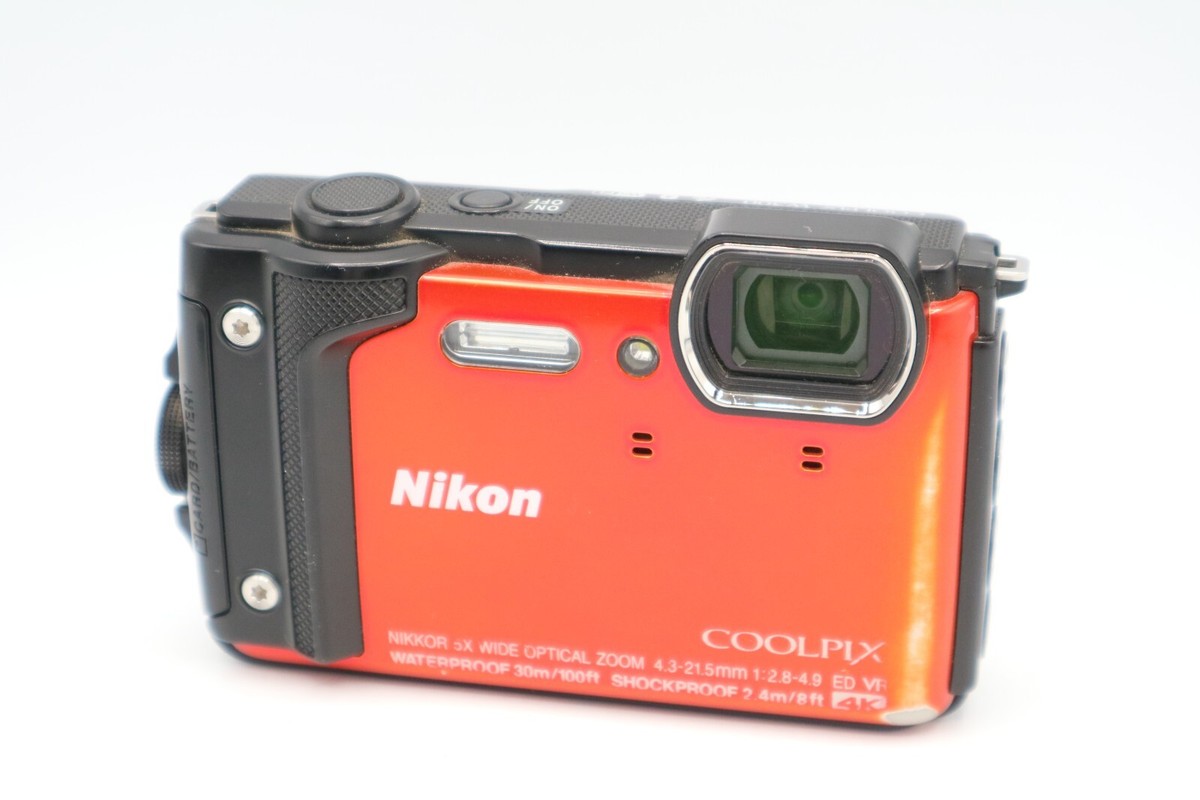 Nikon COOLPIX W300 orange16.0MP Waterproof Digital Camera | eBay