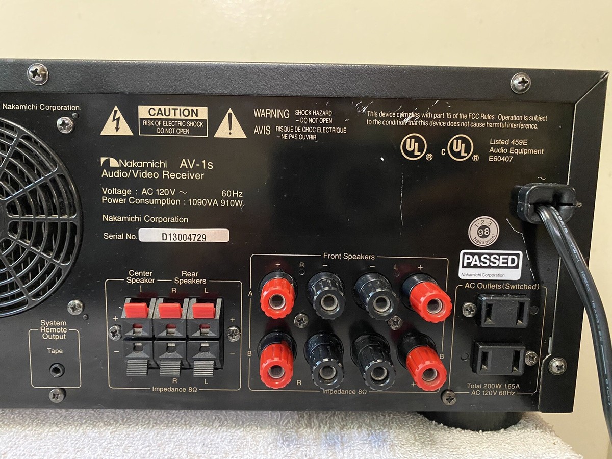 Nakamichi AV-1s Receiver | eBay Nakamichi AV-1s Receiver | eBay
