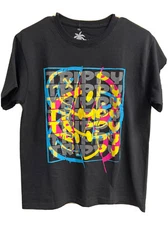 VIBES T Shirt for Teens (unisex) (Size L) (Black)