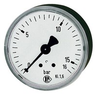 "Riegler Manometer D 63 Mm 0 - 6 Bar G1/4\" RüCkseitig Zentriert - 101753"