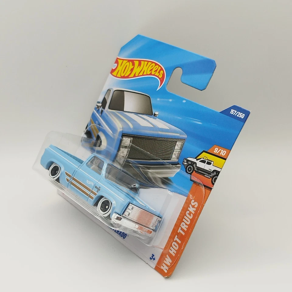Hot Wheels Chevy Silverado '83 - Bleu - 2025 - Hw Hot Trucks - 1:64 - Neuf - Photo 4/4