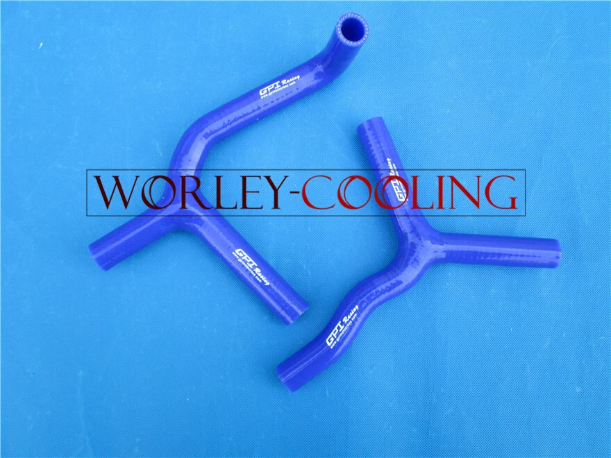 FOR KTM 85SX 2003 2004 2005 2006 2007 2008 silicone RADIATOR HOSE BLUE brand new Foto 4 de 4
