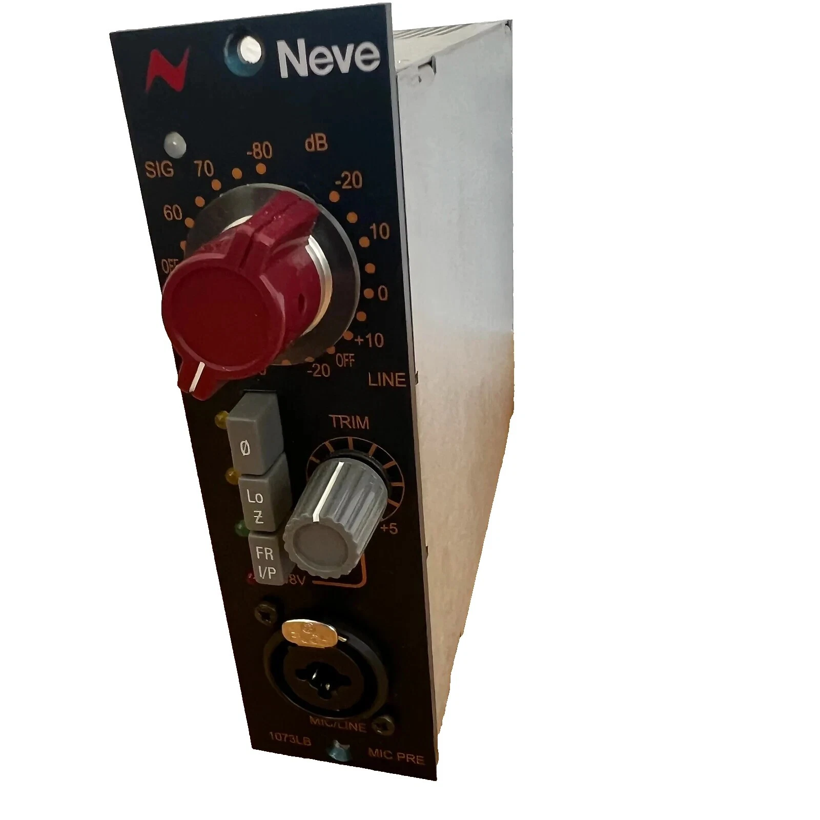 Preamplificadores de audio profesional Neve y bandas de canal 1 canales