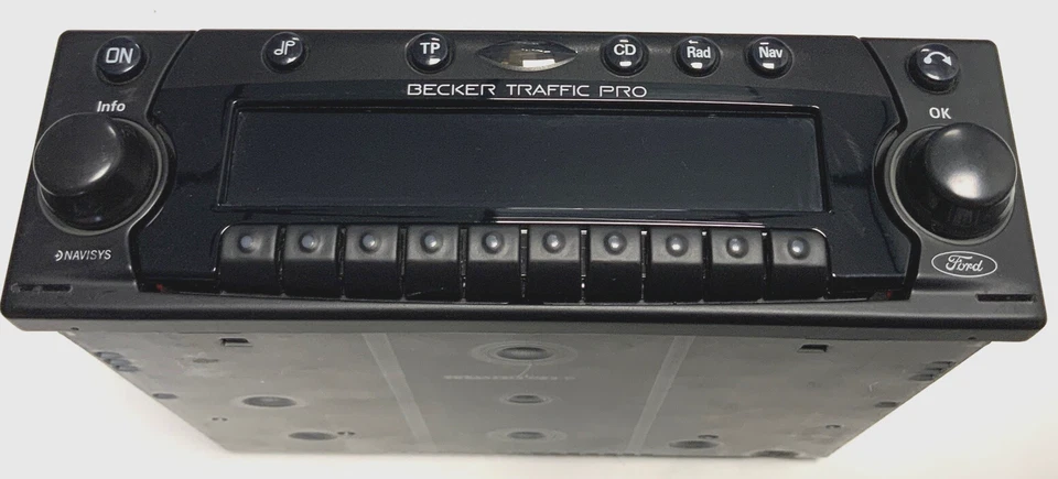 Original Becker Traffic Pro BE 4730 Ford Autoradio CD car radio Display grün - Bild 2 von 4
