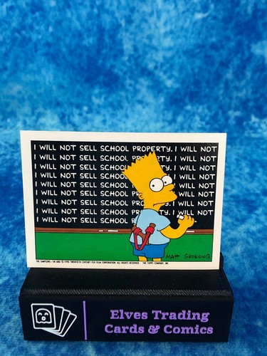 The Simpsons SINGLE Non-Sport Trading card by Topps 1990 - Picture 202 of 206