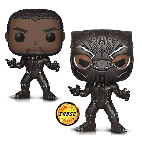 Funko POP! Marvel Black Panther Common , Chase, and M'Baku