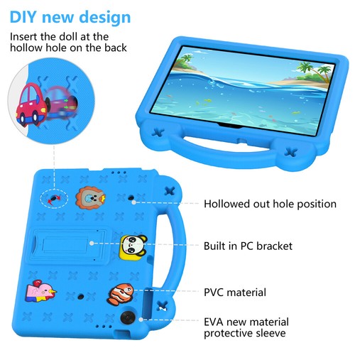 For Lenovo Tab 10.1" TB311XU 2025 Tablet Shockproof Kids Stand Case Cover Strap - Picture 39 of 78