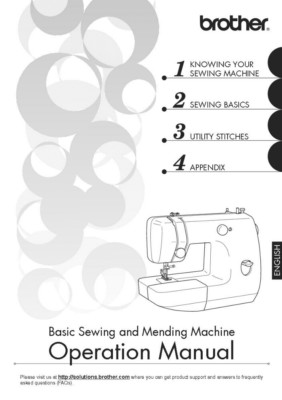 Brother VX-1435 Sewing Machine Owners Instruction Manual Reprint | eBay