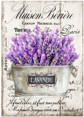 Decoupage-Bastelpapier-Softpapier-Vintage-Lavendel-Lavender-13120