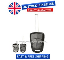 2 Button Remote Key Fob Case FOR Vauxhall Opel Corsa Agila Meriva + LOGO A04