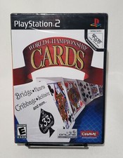 World Championship Cards PS2 Sony Playstation New Factory Sealed