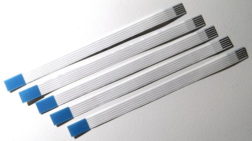 Flachbandleiter FFC FLEX-Leiter, 10-Stück, 5pol., R1.0mm, L100mm, Typ B opposite - Bild 2 von 3