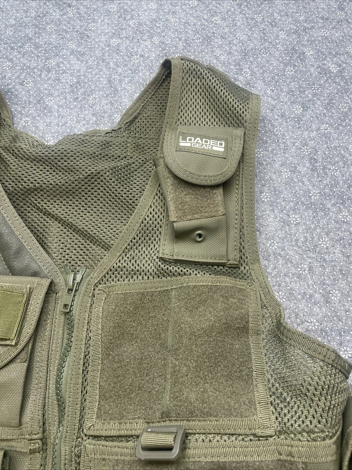 Loaded Gear Multi-Functional Mesh Canvas Range Vest Outdoors Hunting KG JD - Image 3 of 4