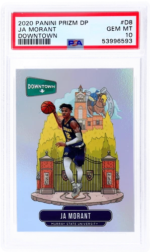 2020 Panini Prizm Draft Picks Ja Morant Downtown #8 PSA 10