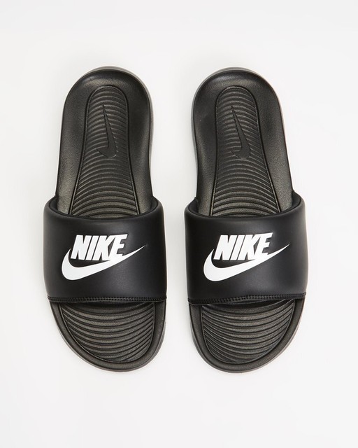 Nike Victori One Mens Slides Size US 10 UK 9 | Black White for sale online  | eBay