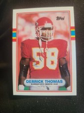 Derrick Thomas 1989 Topps Traded #90T RC Rookie Kansas City Chiefs Football HOF