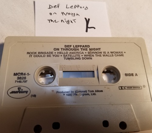 Cassette Tape Rock Def Leppard Skid Row Van Halen Joan Jett 70s 80s U Choice #8 - Picture 20 of 48