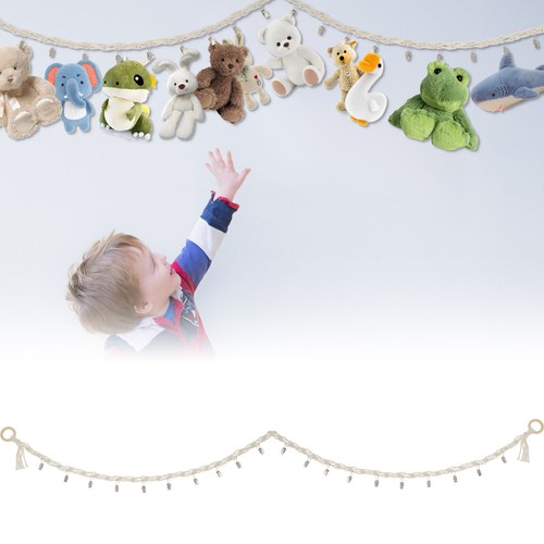 Stuffed Animals Storage Hammock with Removal Clips Stuffed Animals Storage+ - Picture 16 of 19