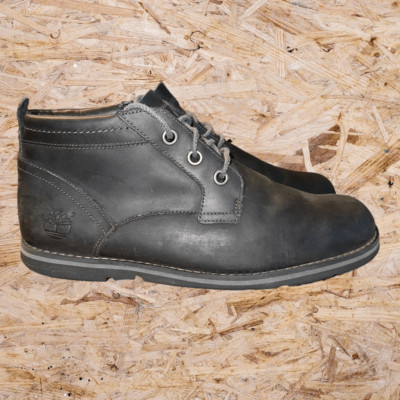 Timberland Larchmont II Men s size 11-11.5 Chukka Boot Black Leather